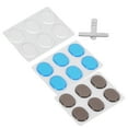 3 Sheets Silicone Mute Pad Drum Kit Soft Dampeners Replacement Sound