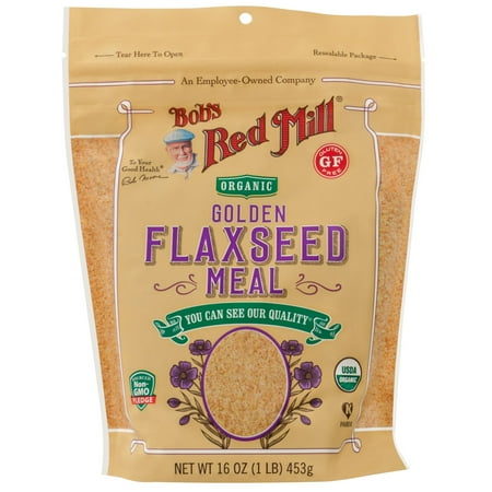 Bob's Red Mill, Organic Golden Flaxseed Meal, 16 oz (pack of 3)