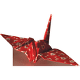 thumbnail image 2 of SP13104 Japanese Origami Crane Folded Paper Art Cardboard Cutout Standee Standup, 2 of 3