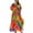 Orange, variant on Gubotare Bathing Suit Cover Up Colorful Caftan Beach Dress for Women Long Bikini Cover Up Plus Size,Orange One Size