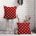 thumbnail image 2 of 4th of July Patriotic Pillow Covers 18X18 Inch Set of 2 American Stars Red Decorative Pillow Cases Memorial Independence Day Linen Cushion Case Farmhouse Home Decor For Sofa Couch Porch Outdoor, 2 of 6