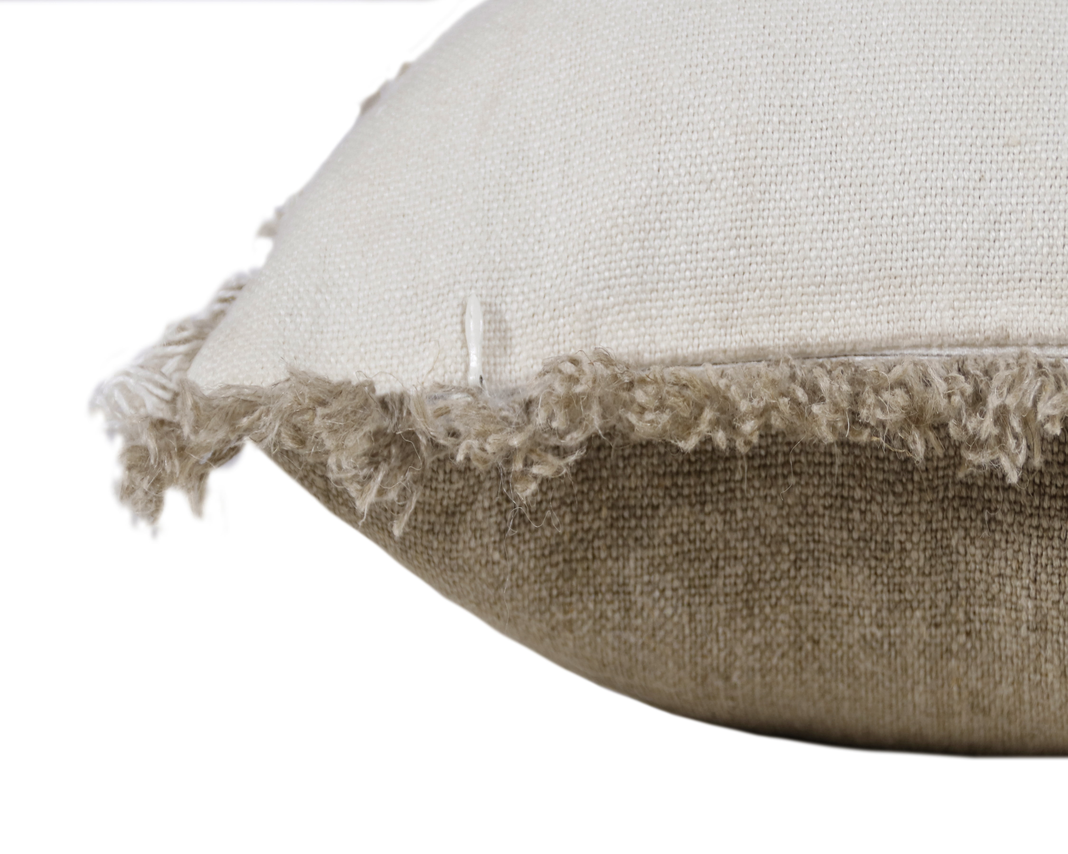 Harlow Hill Faye 20" x 20" Brown Solid Linen Adult Decorative Throw Pillow Cover