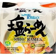 Sapporo Ichiban Shio Ramen, Prepared Soup, (5-Pack)