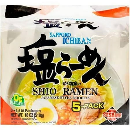 UPC 076186000585 product image for Sapporo Ichiban Shio Ramen  Prepared Soup  (5-Pack) | upcitemdb.com