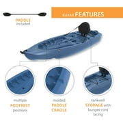 Lifetime Daylite 8 ft Sit-On-Top Kayak with Paddle, Storm Blue (91161)