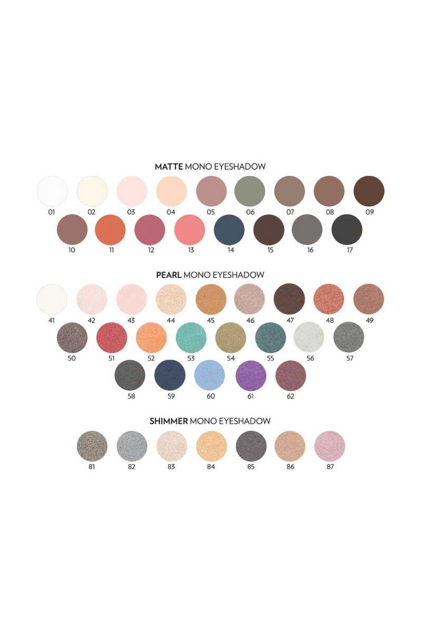 Golden Rose Soft Color Matte Mono Eyeshadow 15g - 01 White