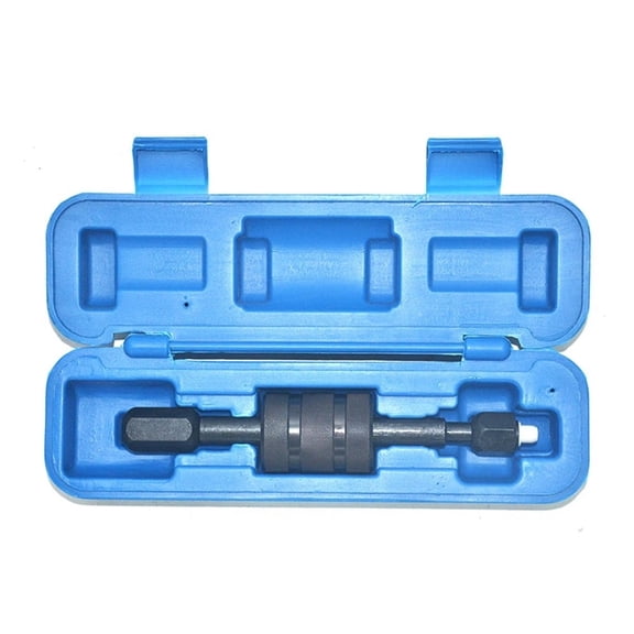 Diesel Injector Puller Tool with Slide Hammer, Common Rail Injector Remover w/ M8, M12, M14 Thread Adapter