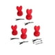 thumbnail image 3 of Birthday Party Hair Clip for Kids Cartoon Duck/Chicken Hairclip 5Pieces Music Festival Hair Pin Girl Holiday Barrettes, 3 of 4