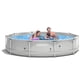 thumbnail image 1 of Costway Piscina elevada redonda con estructura de patio y cubierta de hierro gris, 1 of 2