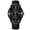 Black, variant on Men's Quartz Watch – Double Scale Calendar, Waterproof, Leather Strap