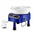 thumbnail image 7 of Pottery Wheel 10 inch, 350W Electric Ceramic Wheel with LCD Touch Screen & Foot Pedal, Direct Drive Pottery Forming Machine for Clay Art, DIY Crafts, Blue, 7 of 7