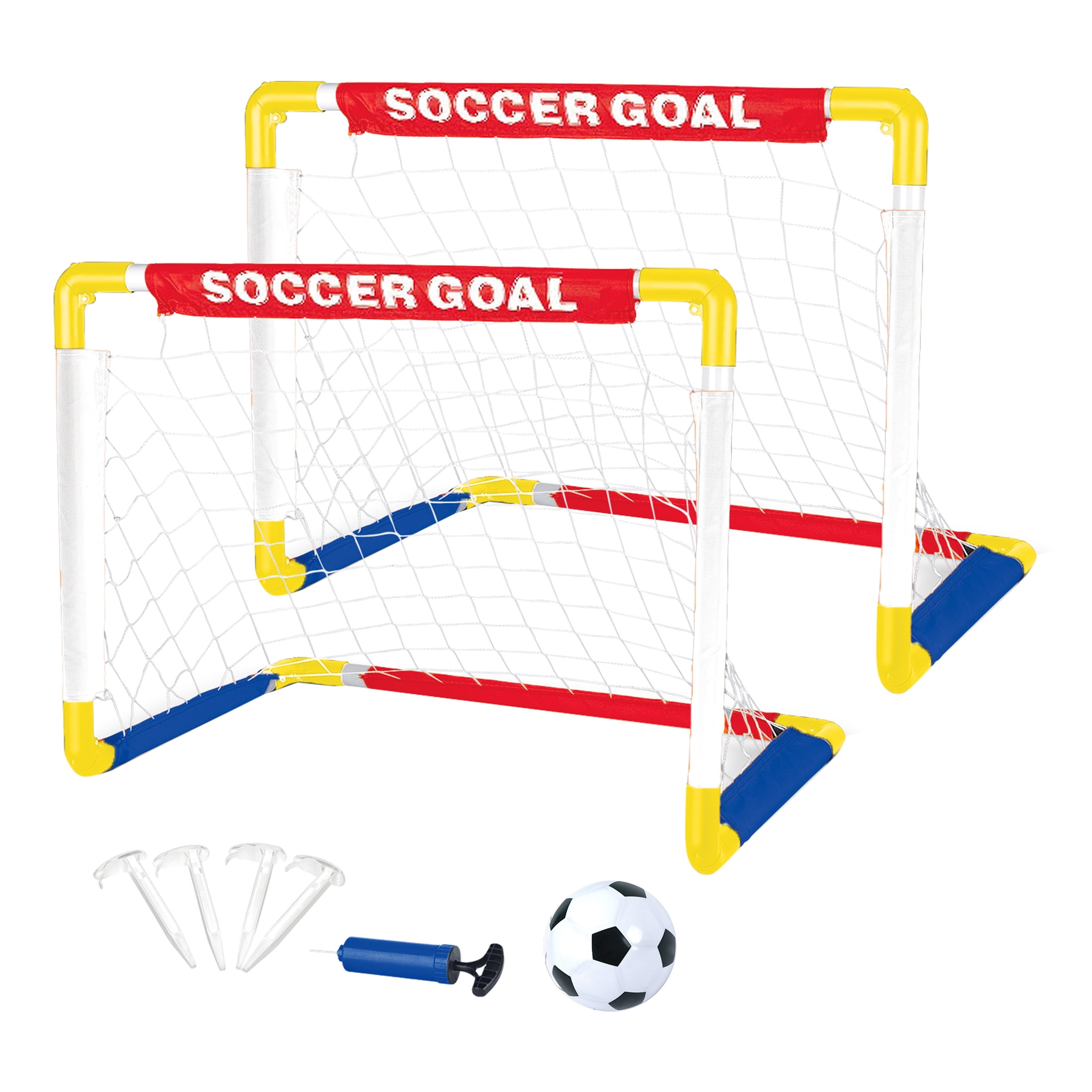 Play Day Foldable Soccer Set, Beginner Sports Soccer Game, Children Ages 3+