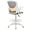 White-Gray, variant on TMV Drafting Chairs Adjustable Height Desk Chair, Ergonomic Office Chair with Foot Rest, Computer Chair,White-Pink