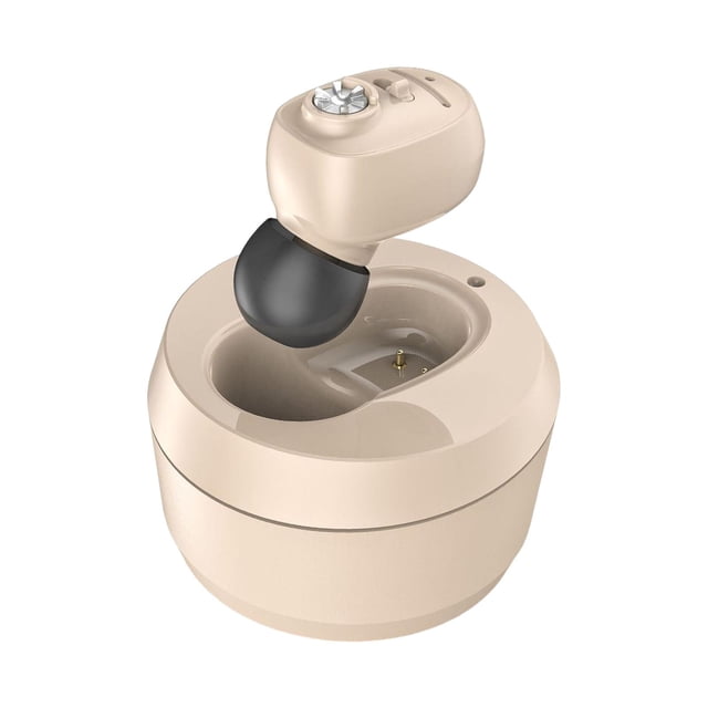Rechargeable Digital Mini High Power Invisible for Elderly Beige
