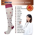 thumbnail image 4 of Different Touch Women Mini Stars Design Compression Knee High Socks, 4 of 4
