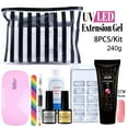 thumbnail image 3 of Poly Uv Gel Nail Builder Extension Kit LED Lamp Nail Gel Polish Set Extension Polygel Nail Kit, 3 of 9