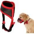 thumbnail image 1 of Breathable Dog Mouth, Soft Mesh Dog Mouth Mask (Red, M) - Adjustable Breathable Dog Mouth, Dog Mouth Mask, Anti-Bite and Anti-Bark Mouth Mask, Allowing Large Water Dips During Barking, 1 of 5