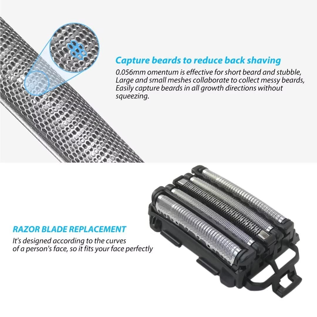 Arc5 Shaver Replacement Outer Foils ES9170 WES9170P for Panasonic ESLV61, ESLV61A, ESLV65, ESLV65S, ESLV81, ESLV81K, ESLV95, ESLV95S, ESLV9 並行輸入品 WES9170P Shaver Replacement Outer Foils for Panasonic ARC 5 - Compatible  with ES-LV9N-S ES-LV97-K ES-LV67-K ES-LV95-S ES-LV65-S | International