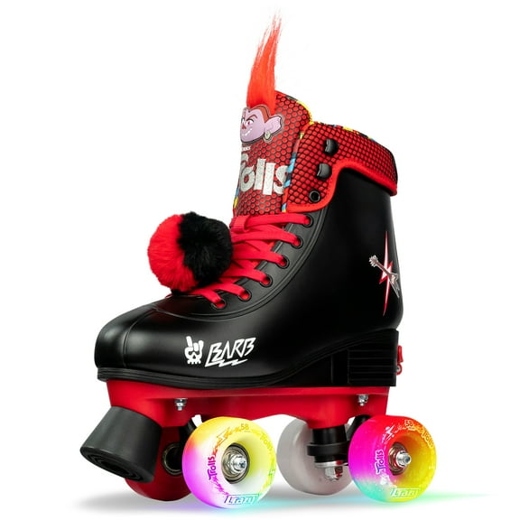 Crazy Skates Trolls Size Adjustable Roller Skates - Featuring Poppy or Barb from TROLLS