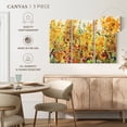 thumbnail image 4 of Elephant Stock Golden Summer Garden I Wall Art - Horizontal Multi Panel Canvas - Living Room Wall Decor - Floral And Botanical Multi Panel - Orange And Green Decor By Tim O'toole - 23" x 14", 4 of 4