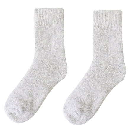 

Levmjia Compression Socks For Women Clearance Comfort Fit Winter Super Thick Woolen Socks Ladies Warm Woolen Socks Solid Color Socks