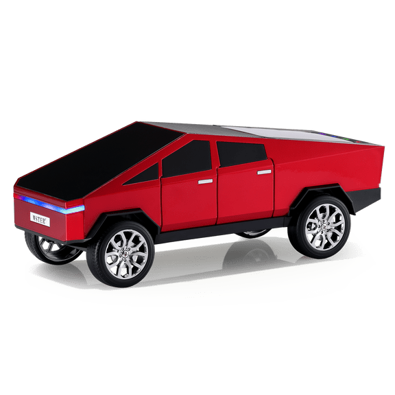 WSTER WS-580 Cybertruck Portable Bluetooth Speaker, Replica Car with Display Screen, HD Sound, BT5.4，TWS, FM , For Home Outdoor Party Beach，The Perfect Gift for Family and Friends
