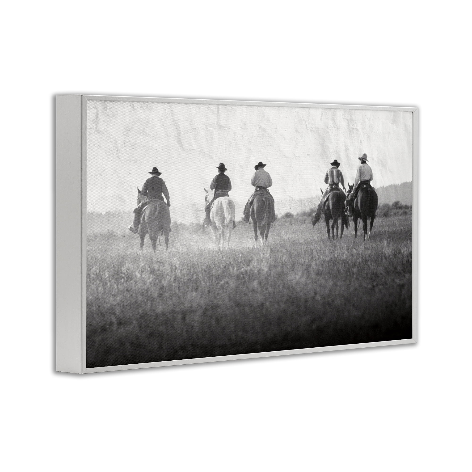 Stupell Industries Riding Toward The Horizon White Framed Giclee Art, design by Superstock