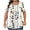 White#02, variant on purcolt Womens Plus Size Floral Print Boho Pleated T-Shirts Short Sleeve Square Neck Tunic Tops Dressy Casual Loose Soft Blouses 1X-5X