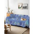 thumbnail image 3 of Blue Camels Couch Cover Sofa Covers 3 Cushion Sectional Couch, Modern Watercolor Cute Funny Animals Washable Sofa Covers Slipcover Sectional Sofa Cover, Furniture Protector 71"x150", 3 of 9