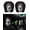 Type A, variant on 2Pcs Scary Face Headrest Covers, Horror Face Print Polyester Universal Fit Headrest Covers for Car Decor Prank Car Accessories (Type B)