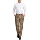 thumbnail image 2 of Pantalones de hombre Inspire Chic con estampado de serpiente, corte regular, frente plano, cintura elástica, talla 36, estampado de leopardo, 2 of 6
