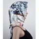 thumbnail image 3 of Pañuelo cuadrado de seda para mujer, pañuelo para la cabeza para dormir, pañuelo de satén, 3 of 4