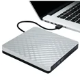 thumbnail image 4 of Pop-Up Portable USB 3.0 External DVD CD Optical Drive for Dell XPS XP S 13 15,2-in-1 Ultrabook Laptop Computer, DVD RW RAM CD-R Burner white Plaid, 4 of 6