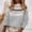 Gray-A, variant on Women's Fair Isle Sweater Casual Vintage Crew Neck Knitted Sweater Cute Graphic Fall Fashion Pullover Jumper Tops White-A