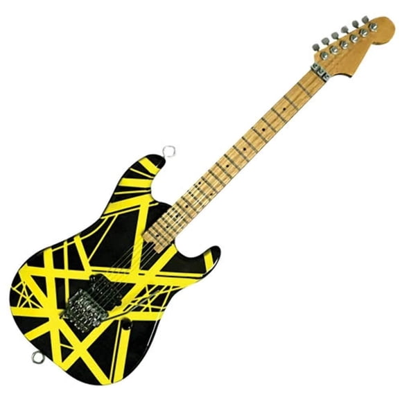 Guitarra miniatura AXE HEAVEN EVH Black & Yellow Van Halen