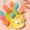 Yellow, variant on Toddler Puzzle Toys, Baby Wooden Building Blocks Toys, Sensory Toys, Pull Radish Blocks Insert Toys for 0-24M