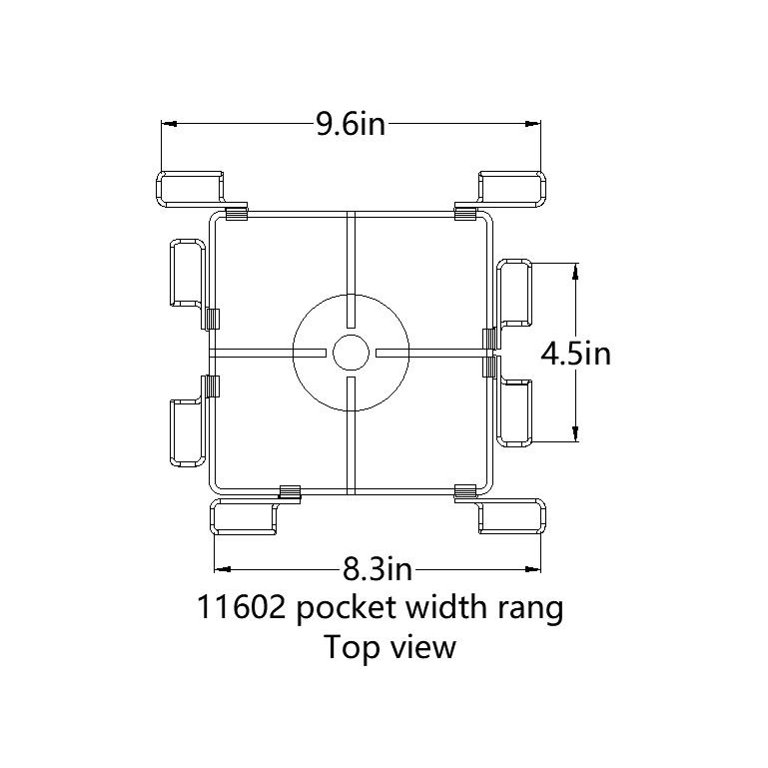 Brookside Design Vis-i-Rack High Capacity 16 Bin Blueprint Roll