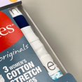 thumbnail image 6 of Women's Hanes 45UOBK Cotton Blend Bikini Panty - 3 Pack (Navy/White/Print L), 6 of 11
