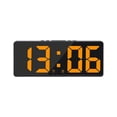 thumbnail image 1 of Reloj despertador electrónico con números grandes, función de repetición USB, pantalla LED grande con 2 alarmas Naranja, 1 of 9