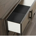 thumbnail image 6 of Roundhill Furniture Aetheria Contemporary Wood 5-Drawer Chest in Dark Brown, 6 of 6
