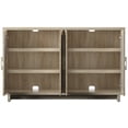 thumbnail image 3 of Twin Star Home Coastal Sideboard with Linen Inspired Accents, 3 of 11