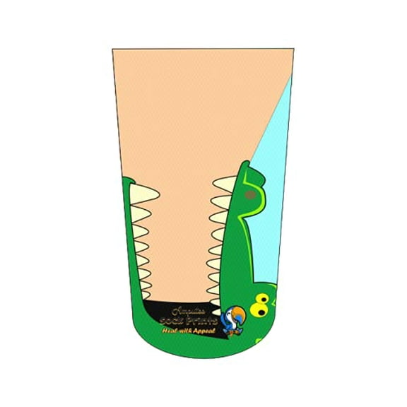 Amputee Sock, Gator Bite V1, 3Ply stump sock