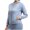 Blue, variant on Women's Zip-Up Yoga Jacket Elegant Solid Color Stand Collar Athletic Jacket Running Sportswear Top Long Sleeve Stretchy Breathable