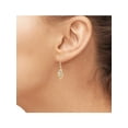 thumbnail image 2 of White Diamond Accent 14kt Gold-Plated Dangle Earrings, 2 of 3