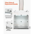 thumbnail image 5 of VEVOR Ducted Fume Hood, 23.62 x 31.69 x 27.56 inch Working Area, Lab Fume Hood with LED Light and G1 Pre-Filter, Exhaust Equipment for Laboratory Fume Control and Pharmaceutical Compounding, White, 5 of 9