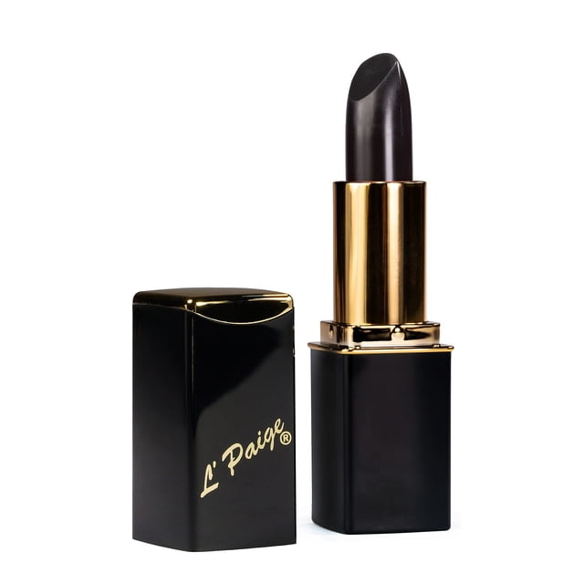 LPaige LBK - Lápiz labial que cambia de color NEGRO | Hidratante de larga duración a base de aloe vera | Se transforma en un acabado profundo vino magenta.