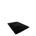 thumbnail image 2 of 5' x 7' Black Shag Sheepskin Washable Area Rug, 2 of 12