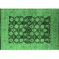 thumbnail image 1 of Ahgly Company Indoor Rectangle Oriental Emerald Green Industrial Area Rugs, 5' x 8', 1 of 4
