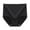 Black, variant on Womens Full Brief Underwear High Waist Tummy Control with Breathable Stretch Fabric L Size Beige
