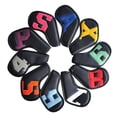 thumbnail image 1 of 10 fundas de cuero para hierros de golf, fundas para cabezas de palos de golf, accesorios de golf, protectoras modernas, ligeras, para interior y, 1 of 8